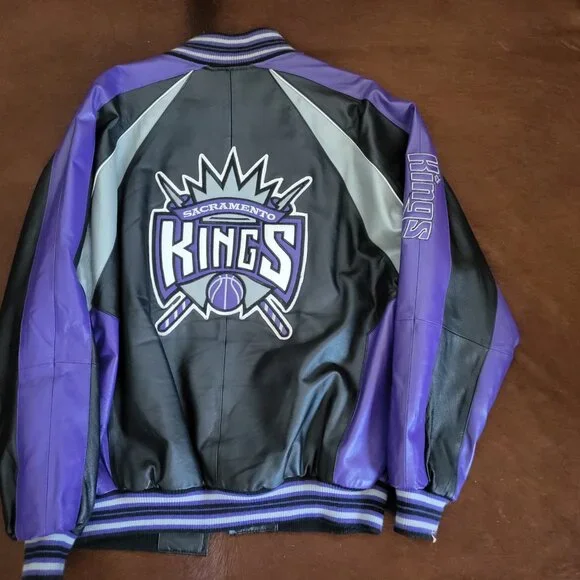 Vintage Sacramento Kings Leather Jacket